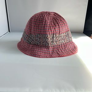 Red Blue Stripe Bucket Cap